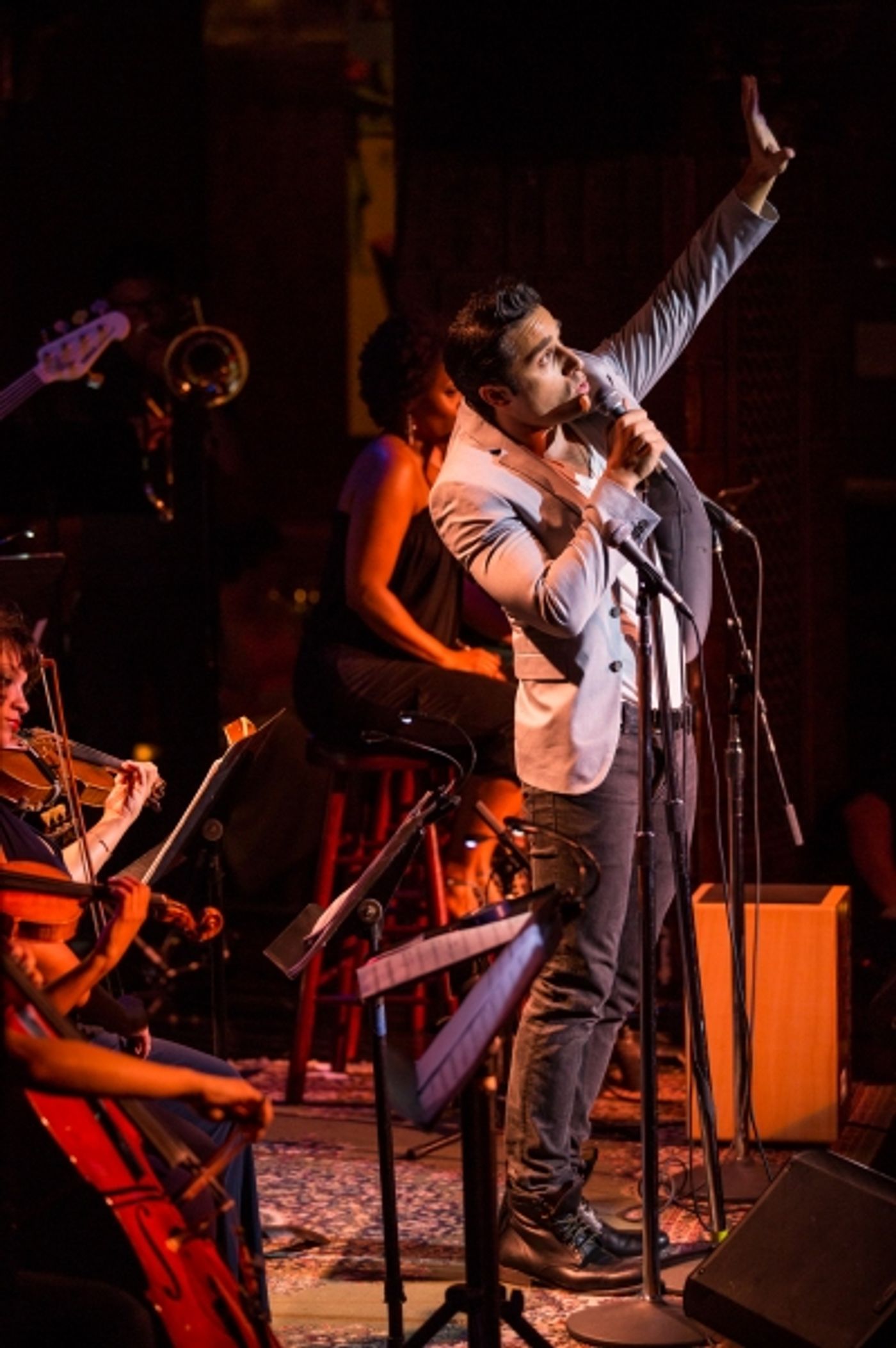 Photo Flash: Corey Cott, Ariana DeBose, Lena Hall and More in BROADWAY SINGS BRUNO MARS  Image