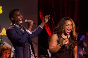 Nick Rashad Burroughs and Marisha Wallace @ BroadwayWorld Nick Rashad Burroughs and Marisha Wallace Photo