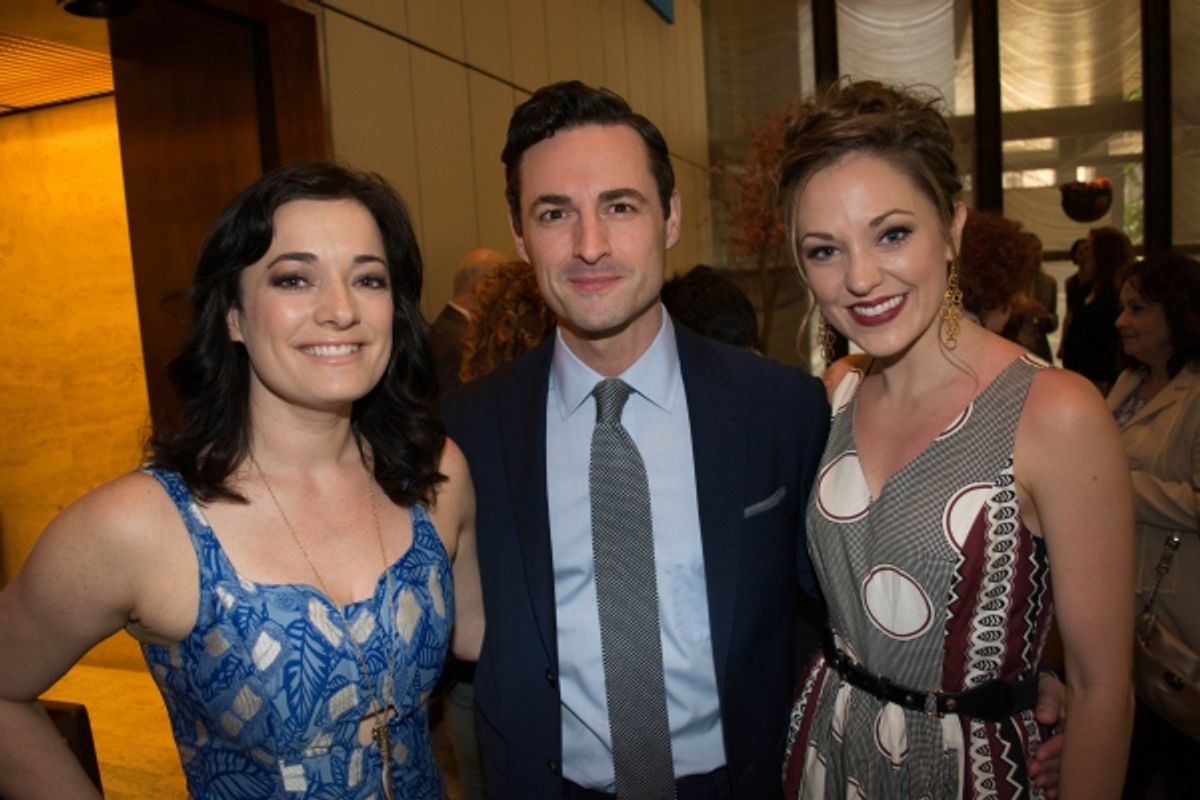 Laura Michelle Kelly, Max Von Essen, Laura Osnes at 