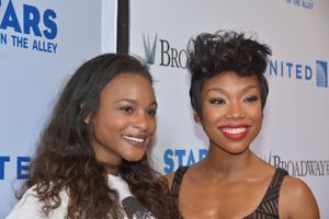 Brennyn Lark and Brandy Norwood @ BroadwayWorld Brennyn Lark and Brandy Norwood Photo