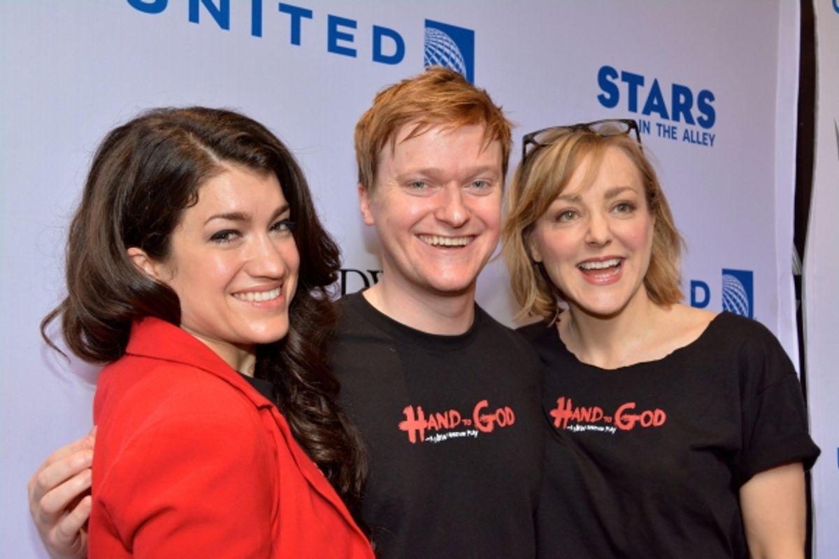 Sarah Stiles, Steven Boyer and Geneva Carr at 
