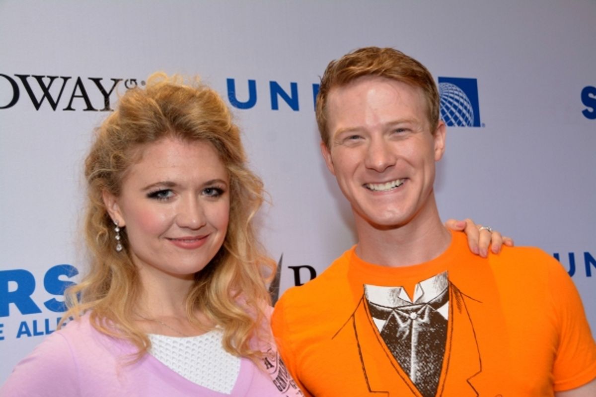 Scarlett Strallen and Jeff Kready at 