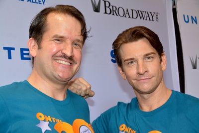 James Moye and Andy Karl Photo