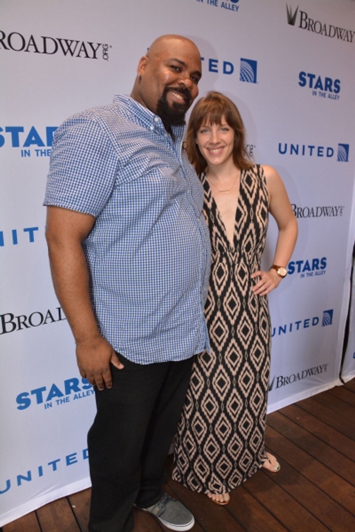 James Monroe Iglehart and Jesse Mueller at 