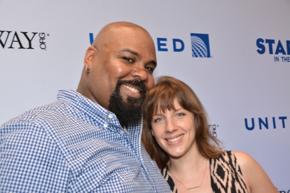 James Monroe Iglehart and Jesse Mueller at 