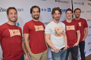 Christian Borle and the cast of Something Rotten! @ BroadwayWorld Christian Borle and the cast of Something Rotten! Photo