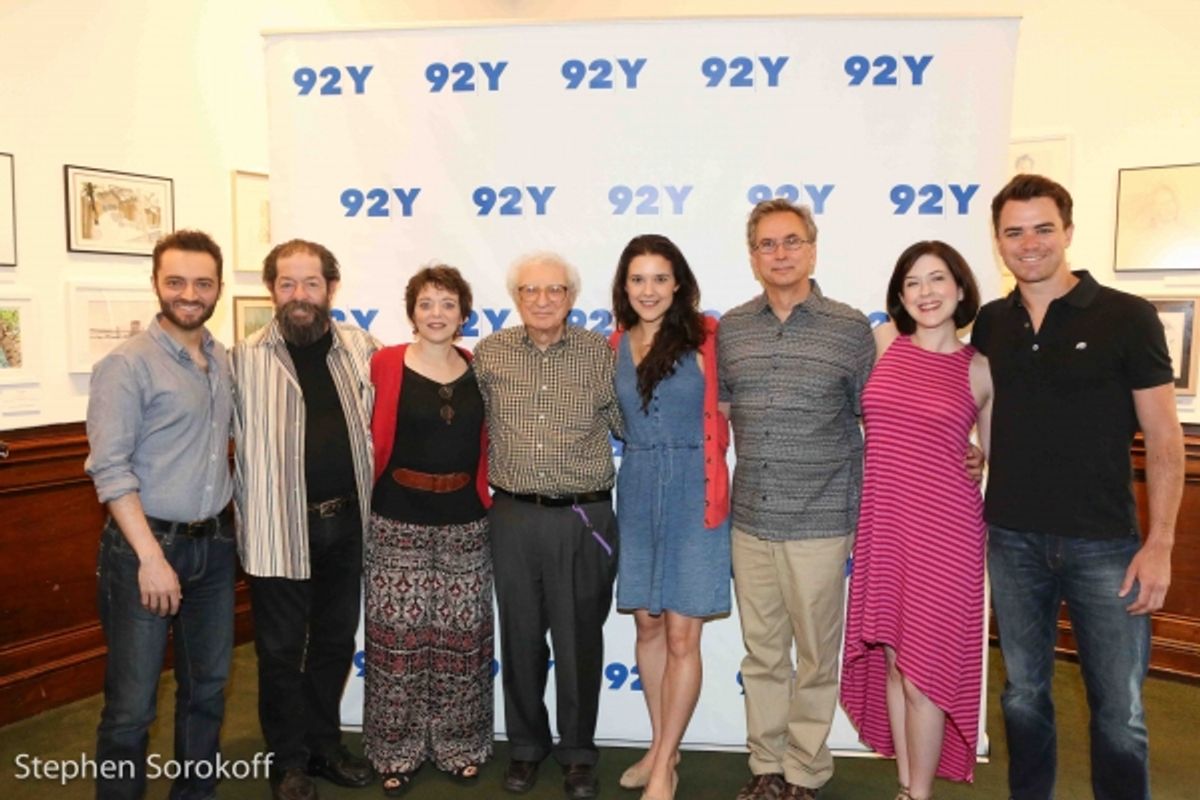 Alan Schmuckler, Jonathan Hadary, Judy Blazer, Sheldon Harnick, Kerry Conte, Rob Fisher, Leah Horowitz, Ross Lekites at 