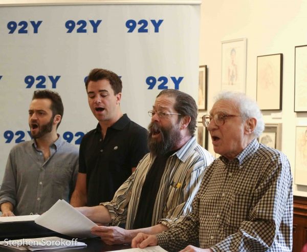 Alan Schmuskelr, Ross Lekites, Jonathan Hadary, Sheldon Harnick Photo