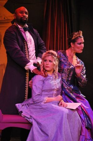 DUWAYNE ANDREWS JR (Neville), ALLYSON JACOBS-LAKE (Rosa) and HEATHER MALROY (Helena)  Photo