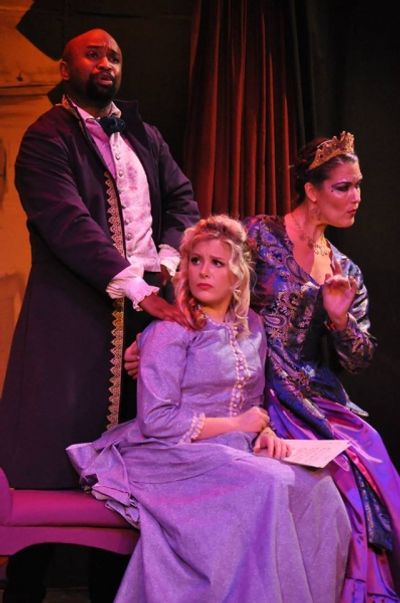 DUWAYNE ANDREWS JR (Neville), ALLYSON JACOBS-LAKE (Rosa) and HEATHER MALROY (Helena)  Photo