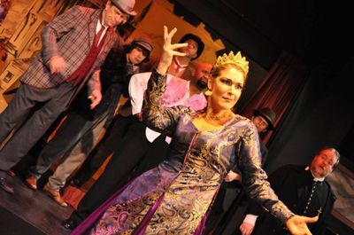 HEATHER MALROY (Helena) and the Ensemble Cast Photo