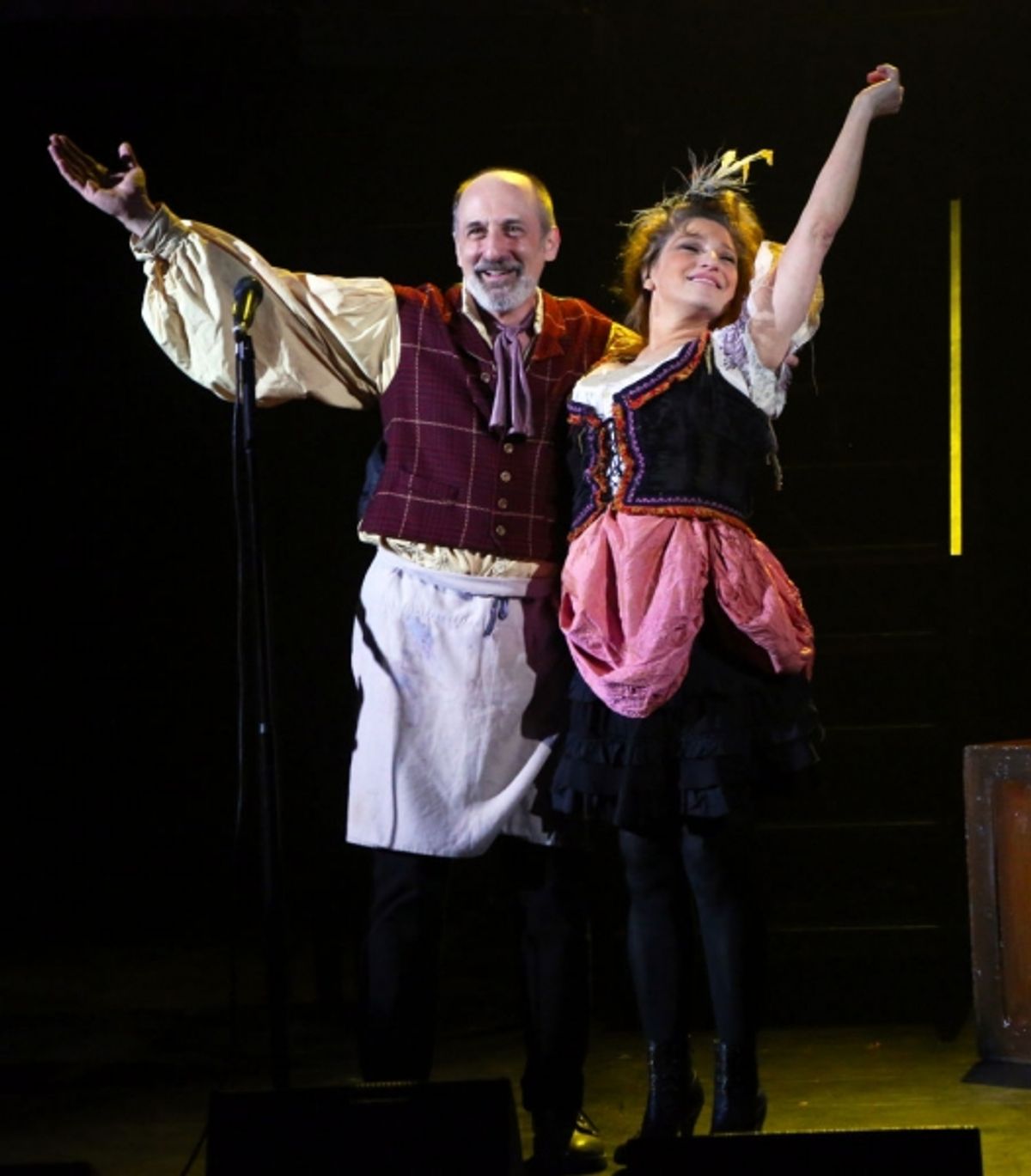 Philip Hoffman and Liz Larsen at 