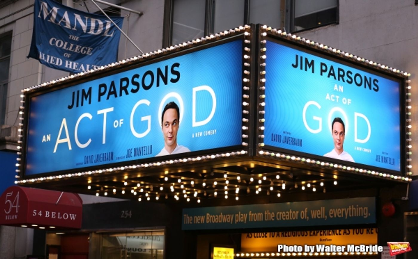 Photo Coverage: Jim Parsons Takes Opening Night Bows in AN ACT OF GOD!  Image