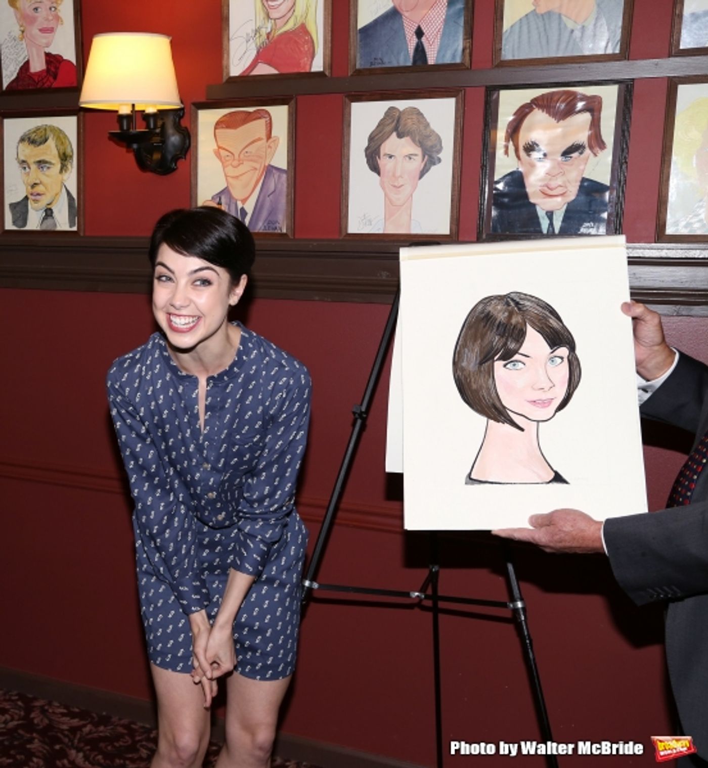 Photo Coverage: AN AMERICAN IN PARIS' Tony-Nominated Leads Get Sardi's Caricatures! Image