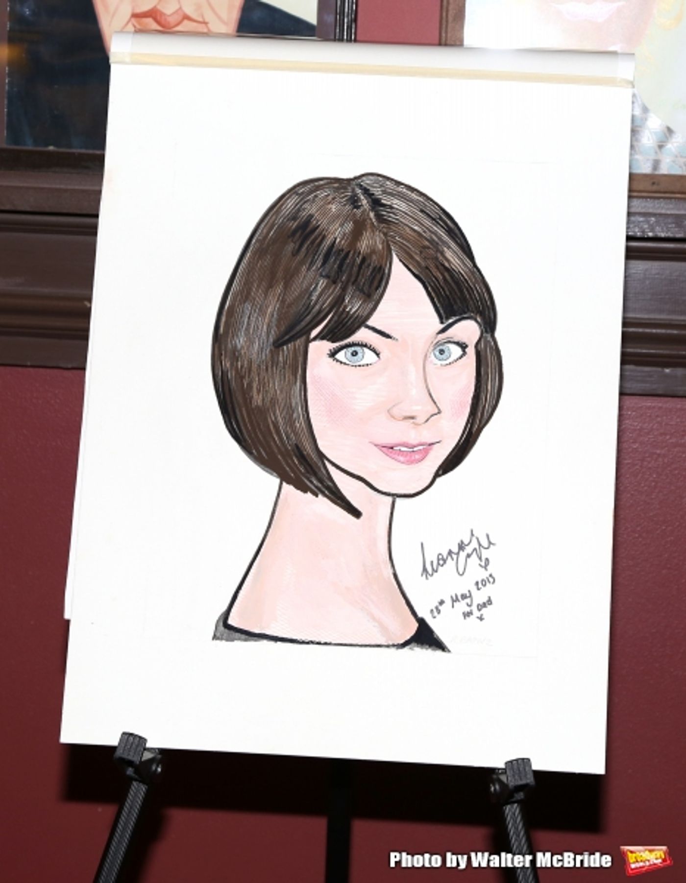 Photo Coverage: AN AMERICAN IN PARIS' Tony-Nominated Leads Get Sardi's Caricatures! Image