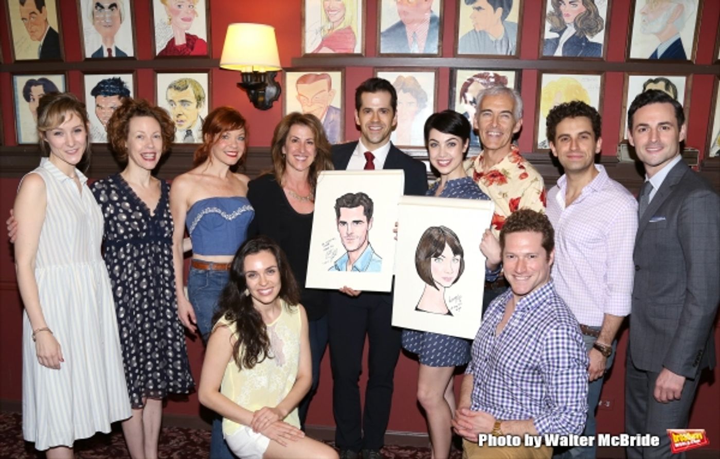 Photo Coverage: AN AMERICAN IN PARIS' Tony-Nominated Leads Get Sardi's Caricatures! Image