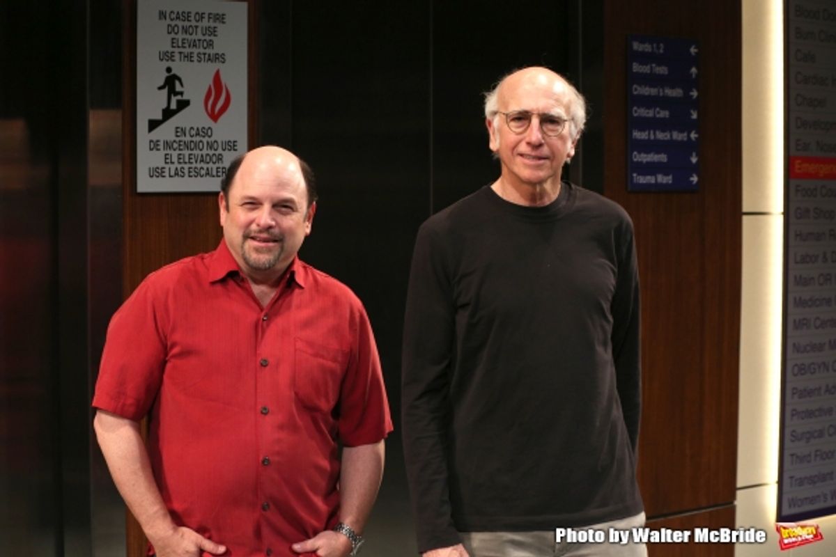 Jason Alexander and Larry David  at 
