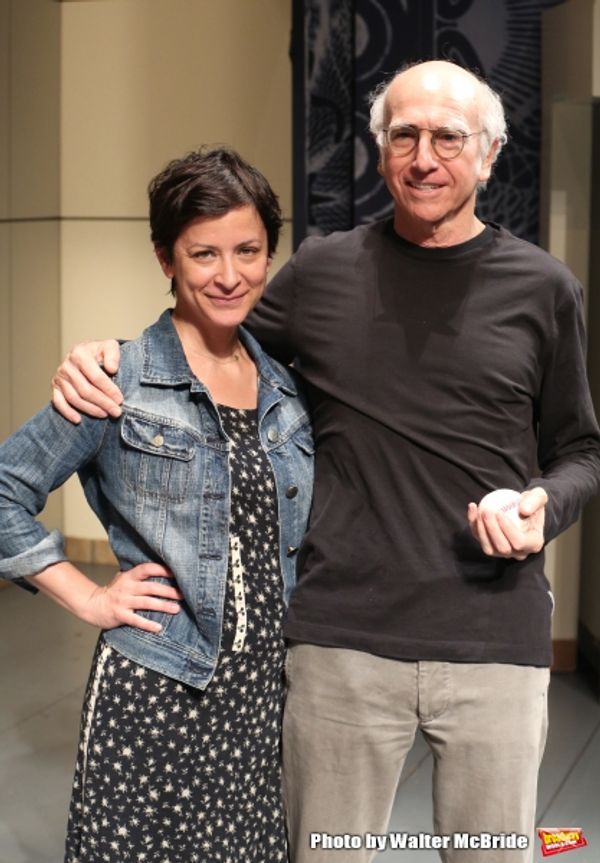 Anna Shapiro and Larry David  Photo