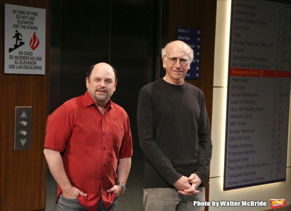 Jason Alexander and Larry David at 