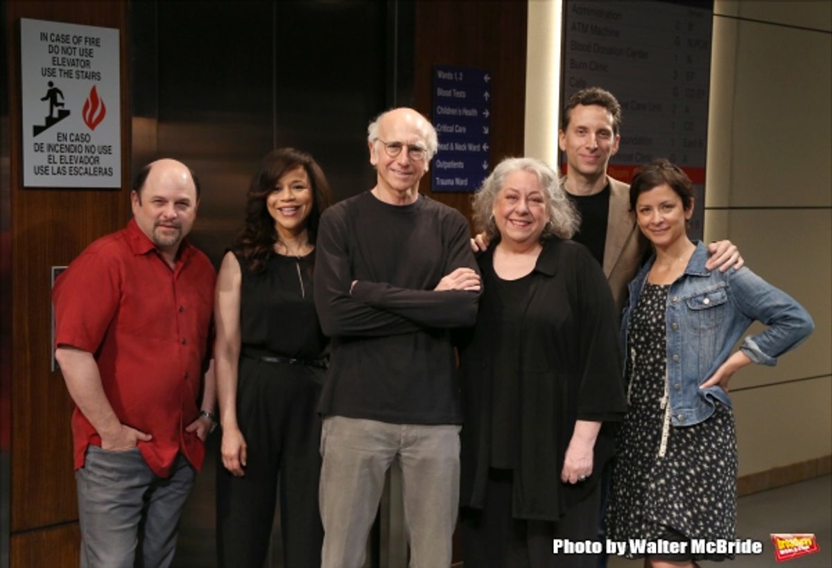Jason Alexander, Rosie Perez, Larry David, Jayne Houdyshell, Ben Shenkman and Anna Shapiro  at 