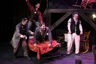 Mack''s gang - Readymoney Matt (Brian Claussen), Walt Dreary (Todd Micali, in back),  Photo