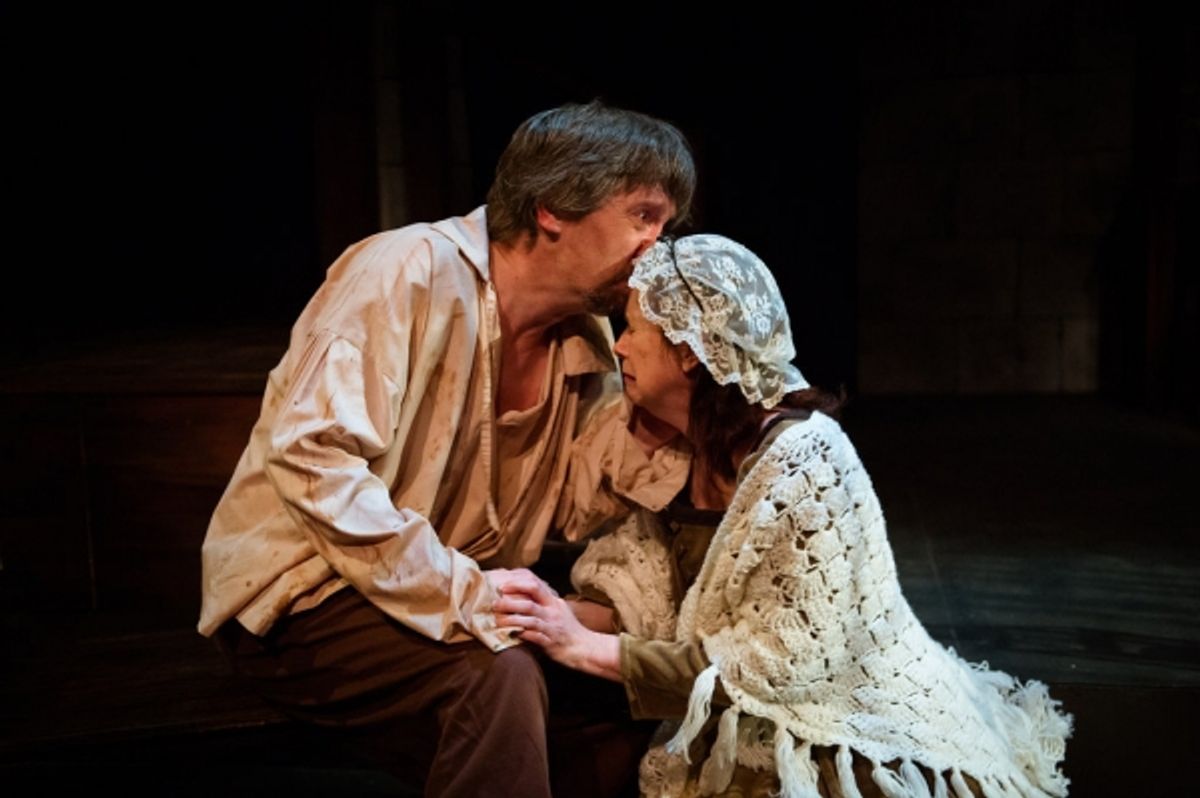 Todd Huse, as Sir Thomas More, and Laura Russell, as Lady Alice More at 