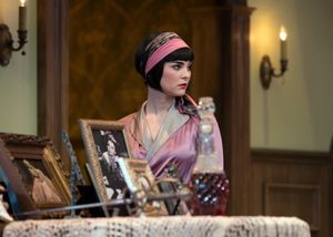 Gwen Cavendish (Samantha Bruce). @ BroadwayWorld Gwen Cavendish (Samantha Bruce). Photo