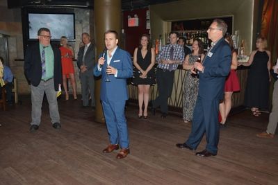 James Morgan, Robert Creighton and Andrew Levine Photo