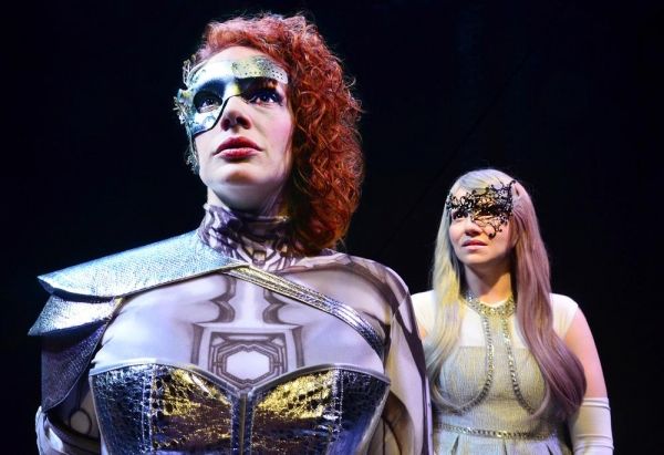 Christina Hall as Fatale and Justine C. Turner as Lily Photo