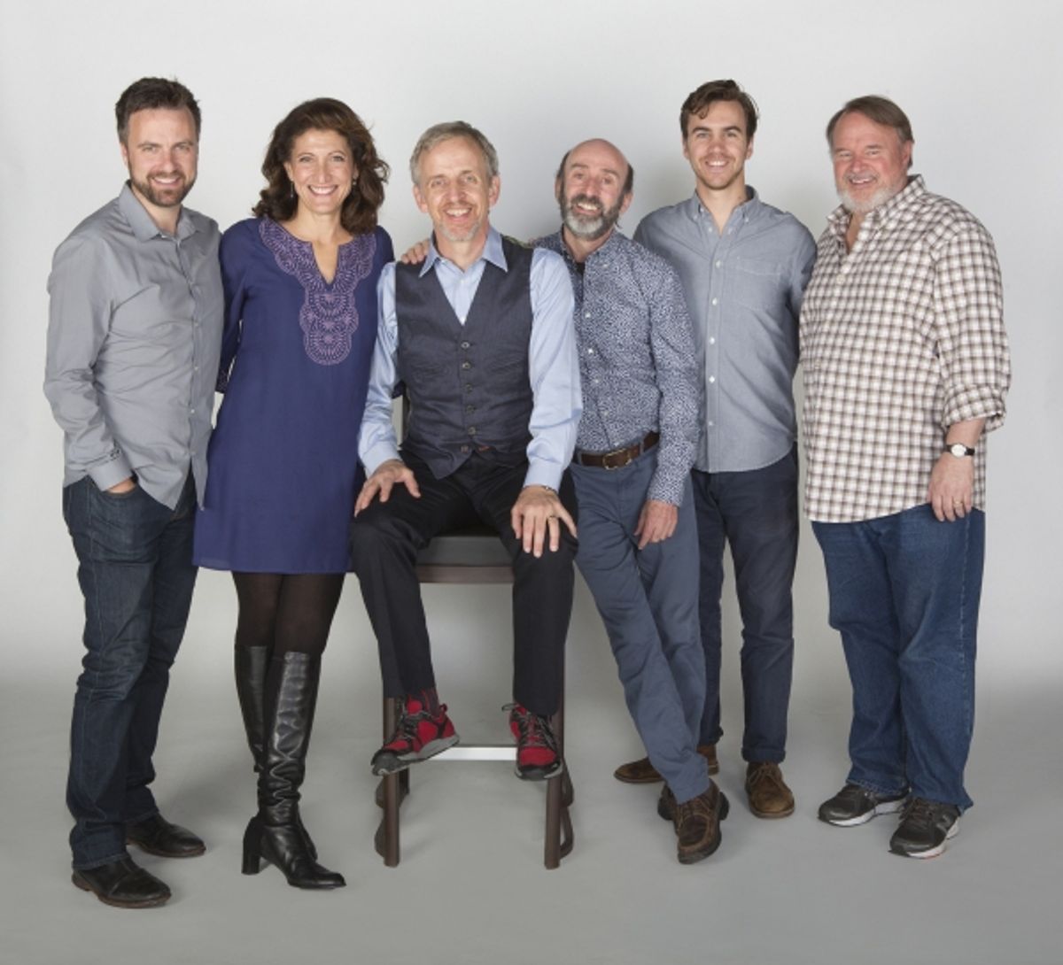 Manoel Felciano, Amy Aquino, Robert Joy, Patrick Kerr, Daniel Petzold, and Tom McGowan at 