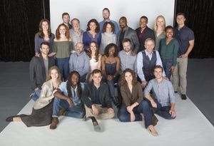 Director Rebecca Taichman and composer Todd Almond (back row, center) with the cast of The Old Globe''s 2015 Summer Shakespeare Festival production of TWELFTH NIGHT @ BroadwayWorld Director Rebecca Taichman and composer Todd Almond (back row, center) with the cast o Photo