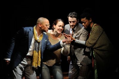 Joe Wilson, Jr. as Lorenzo, Rachael Warren as Tilly, Charlie Thurston as Frank and Mi Photo