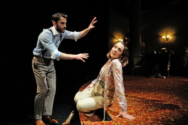 Charlie Thurston as Frank and Rachael Warren as Tilly Photo