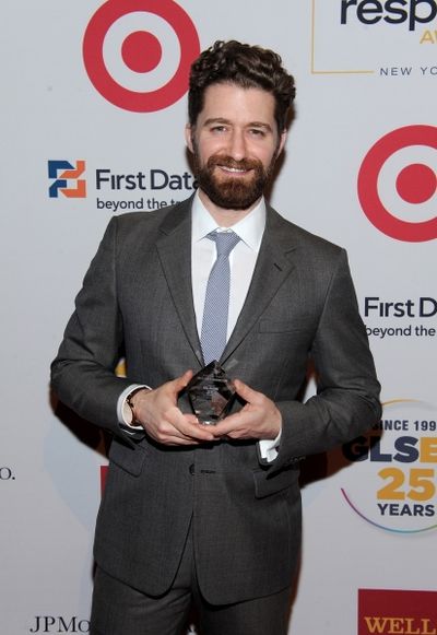 Honoree Matthew Morrison attends 2015 GLSEN Respect Awards. Photo by Craig Barritt/Ge Photo