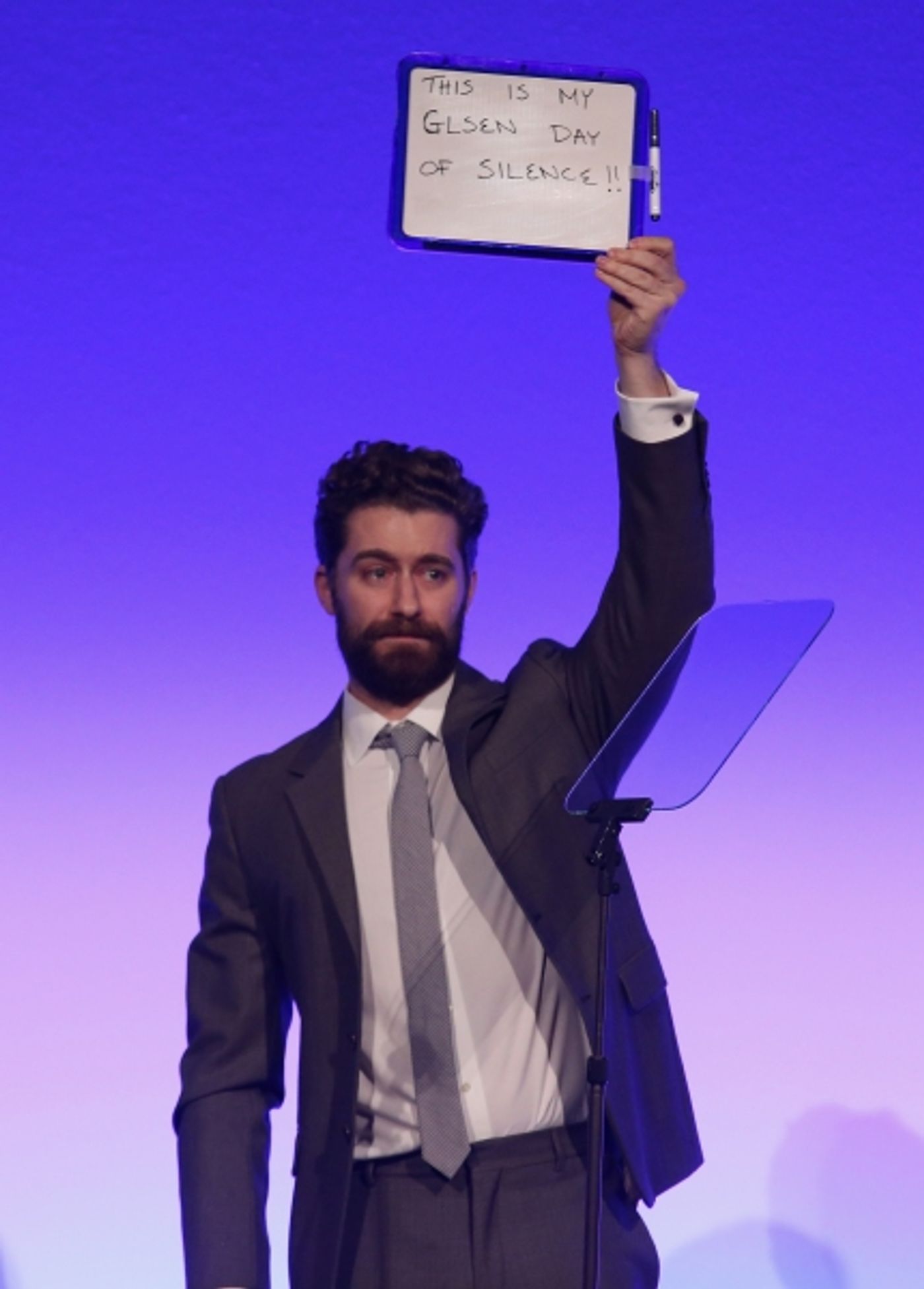 Photo Flash: FINDING NEVERLAND's Matthew Morrison Honored at 2015 GLSEN Respect Awards  Image