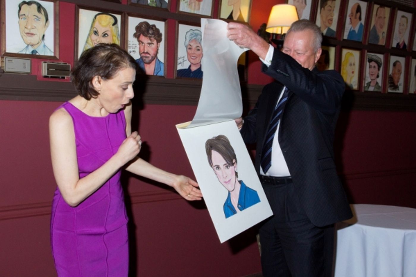 Photo Coverage: FUN HOME's Judy Kuhn Receives Sardi's Caricature!  Image