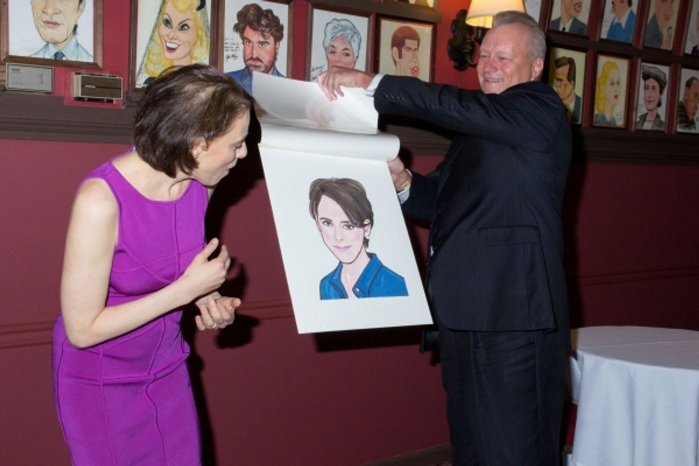 Photo Coverage: FUN HOME's Judy Kuhn Receives Sardi's Caricature!  Image