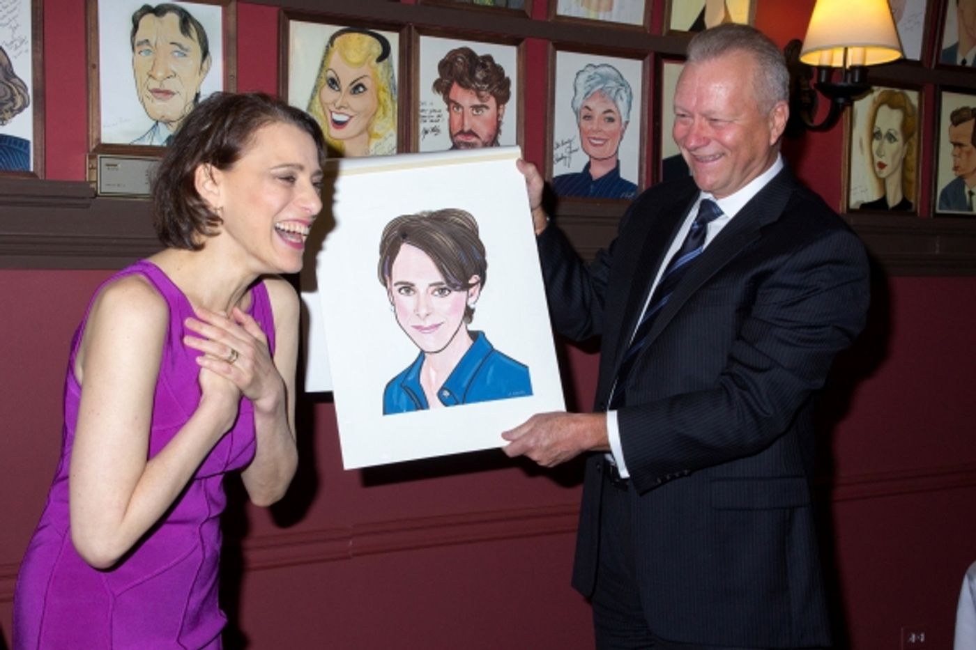 Photo Coverage: FUN HOME's Judy Kuhn Receives Sardi's Caricature!  Image