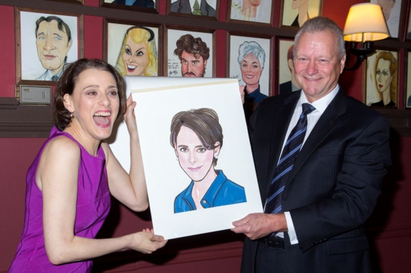 Photo Coverage: FUN HOME's Judy Kuhn Receives Sardi's Caricature!  Image