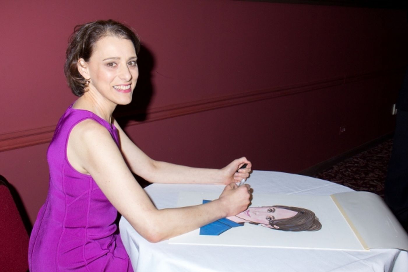 Photo Coverage: FUN HOME's Judy Kuhn Receives Sardi's Caricature!  Image