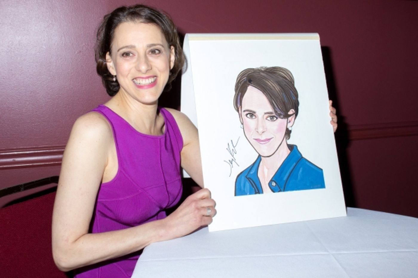 Photo Coverage: FUN HOME's Judy Kuhn Receives Sardi's Caricature!  Image