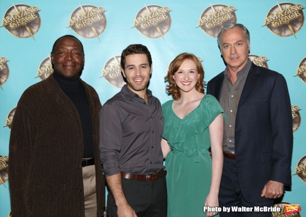 Chuck Cooper, Josh Young, Erin Mackey and Tom Hewitt   at 