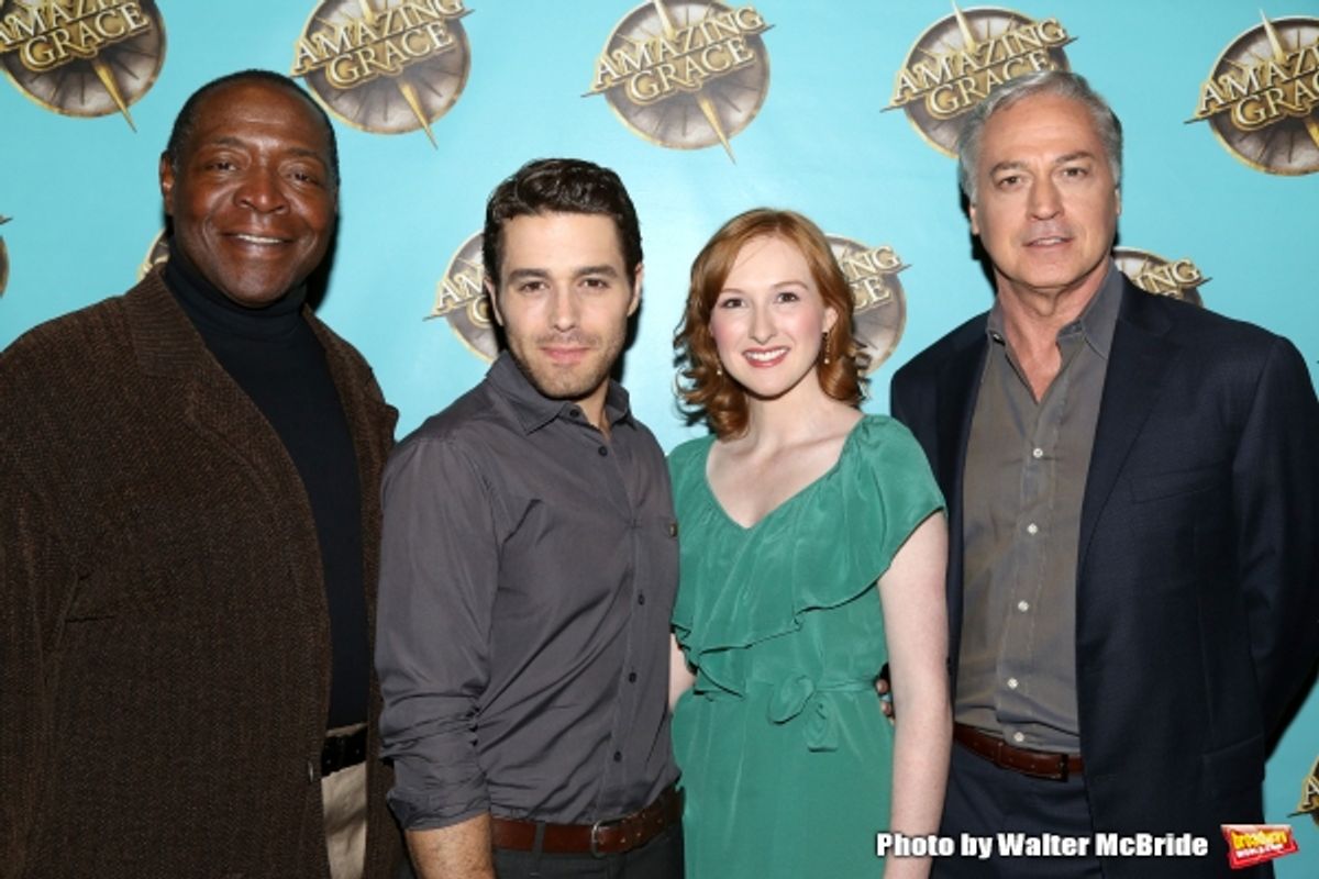 Chuck Cooper, Josh Young, Erin Mackey and Tom Hewitt   at 