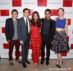 Jesse Eisenberg, Michael Zegen, Annapurna Sriram, Kunal Nayyar and Erin Drake Photo