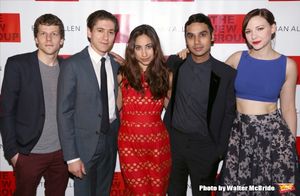 Jesse Eisenberg, Michael Zegen, Annapurna Sriram, Kunal Nayyar and Erin Drake Photo