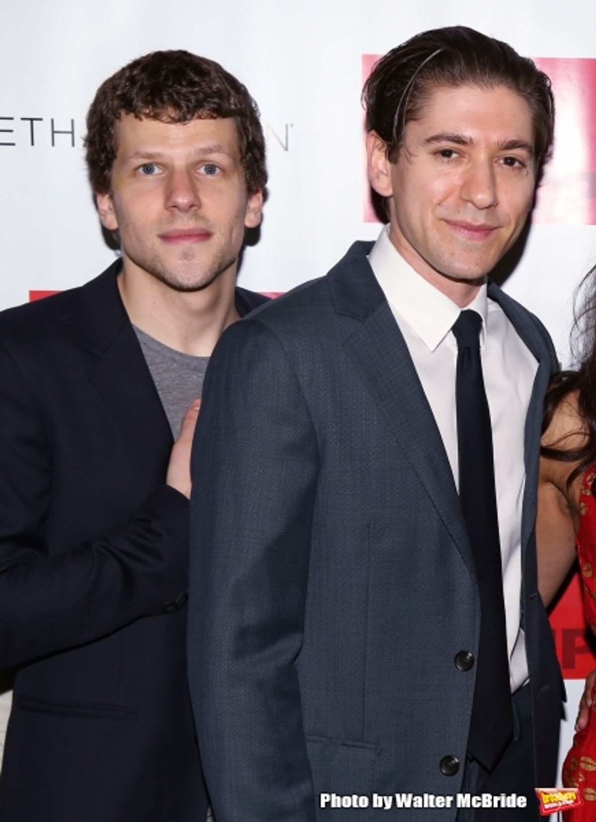 Jesse Eisenberg and Michael Zegen at 