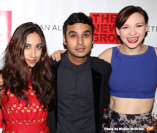 Annapurna Sriram, Kunal Nayyar and Erin Drake  Photo