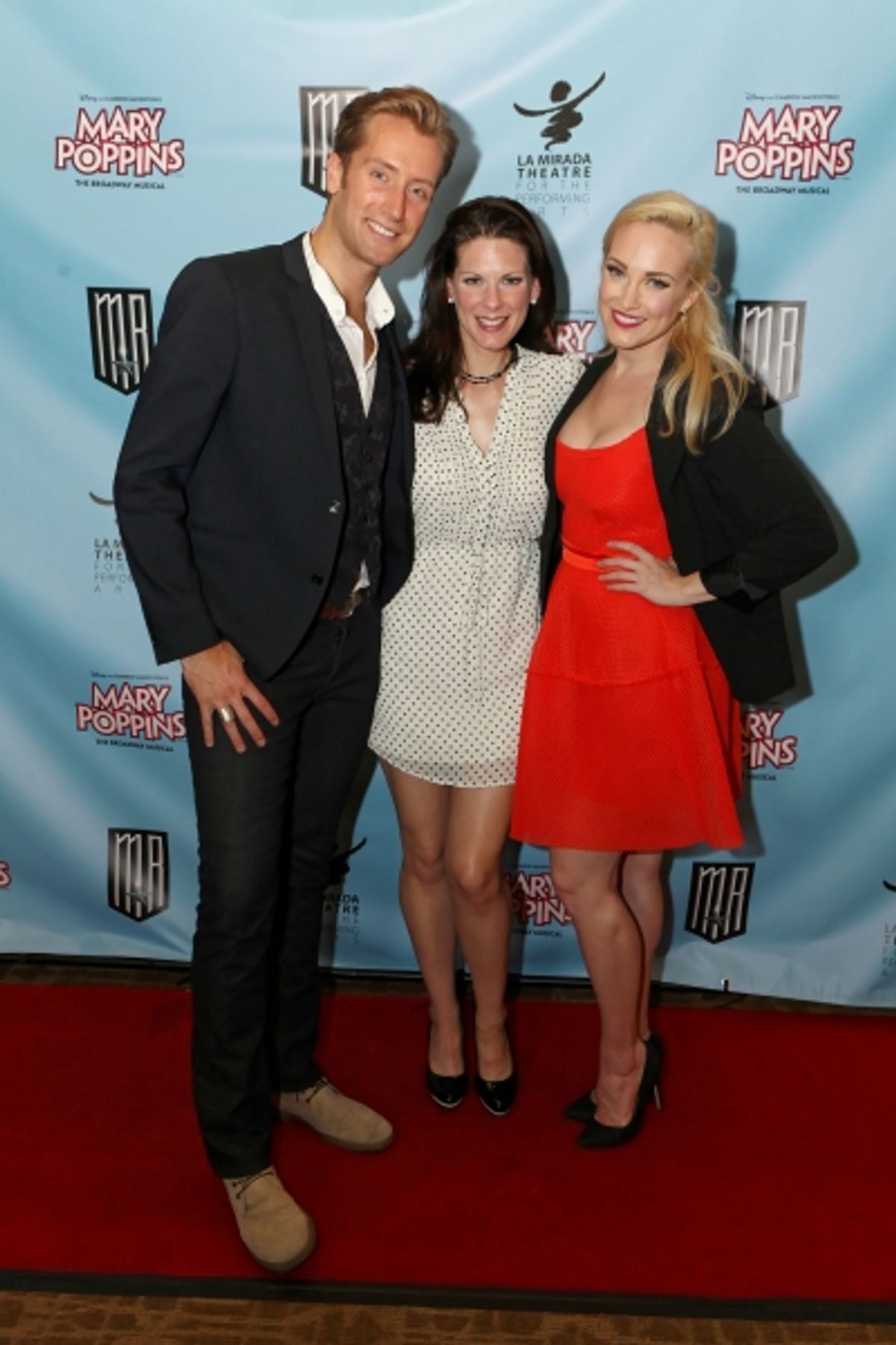 Actors Leigh Wakeford, Shannon Warne, and Brandi Burkhardt at 