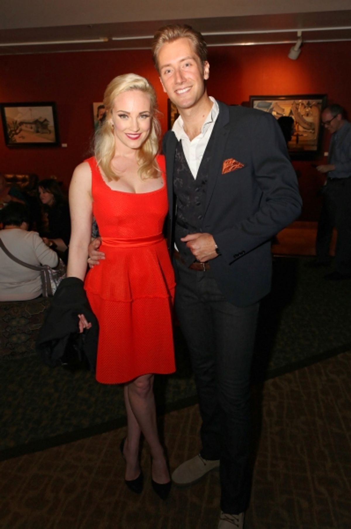 Actors Brandi Burkhardt and Leigh Wakeford  at 