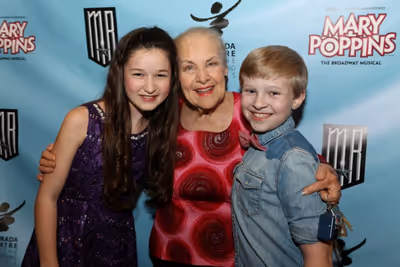 Actress Noa Solorio, actress Helen Geller, and actor Logan Watts Photo